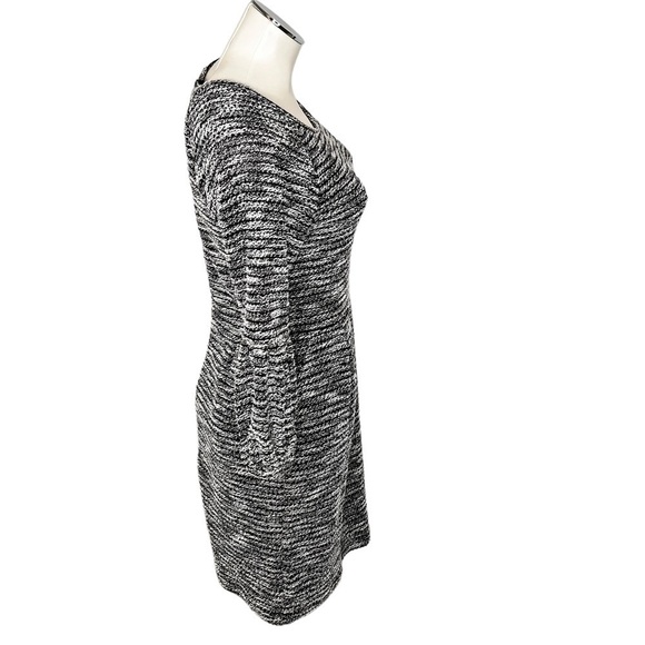 NWT EVEREVE Collective Concepts Anna Striped Knit Dress Black White Size M - Picture 5 of 16